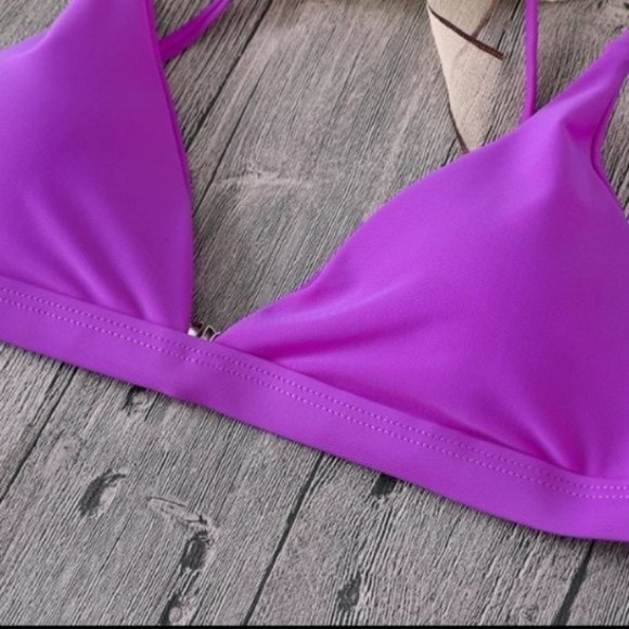 Purple Print  Cheeky "Perfect" Bikini - Picture 3 of 3